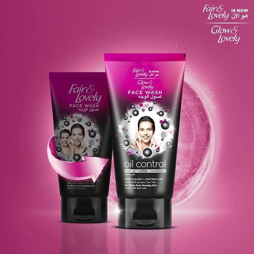 [drop//00733] FAIR&LOVELY OIL CONTROL CHARCOAL 150ML