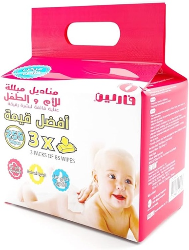 [102676] FARLIN BABY WET WIPES 2+1 FREE