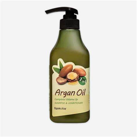 [drop//00767] FARMSTAY ARGAN OIL SHAMPOO & CONDITIONER 530ML