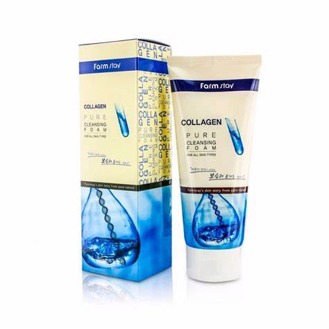 [drop//00748] FARM STAY COLLAGEN CLEANSING FOAM 180ML