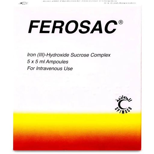 [drop//00786] FEROSAC 100MG/5ML INJ