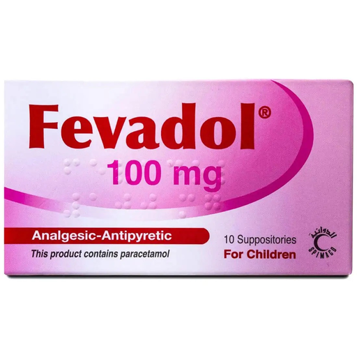 [102737] FEVADOL 100MG 10SUPPOSITRY