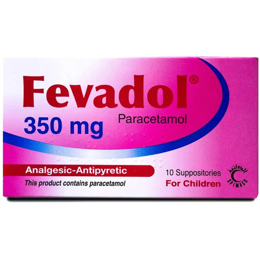 [102739] FEVADOL 350MG 10SUPPOSITRY