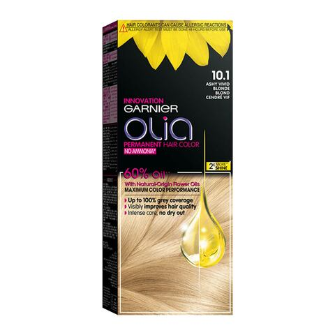 [drop//00852] GARNIER HAIR COLOR 10.1 OLIA ASHY VIVID BLONDE