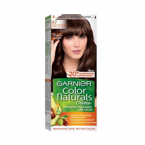 [drop//00871] GARNIER HAIR COLOR NATURALS 4.7 FROSTE TRUFFLE BROWNE