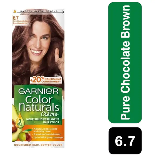 [drop//00877] GARNIER HAIR COLOR NATURALS 6.7 PURE CHOCOLATE BROWN