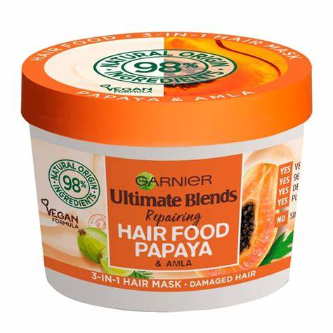 [drop//00982] Garnier Hair Mask UD Hair Food 390 ml Papaya & Amla