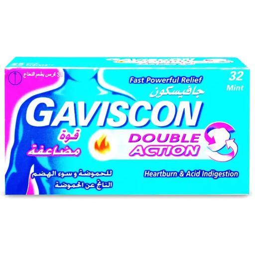 [drop//00989] Gaviscon DOUBLE ACTION 32TAB