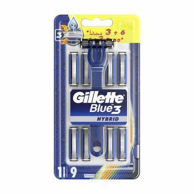 [drop//00929] GILLETTE BLUE 3 SMART 9 RAZORS