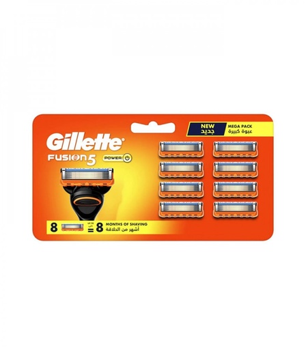 [drop//00934] GILLETTE FUSION5 POWER 8 BLADES
