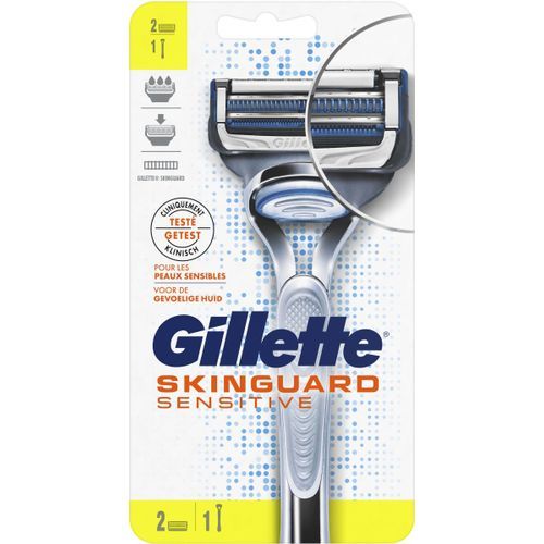 [drop//00939] GILLETTE SENSITIVE SKINGUARD 2 RAZORS