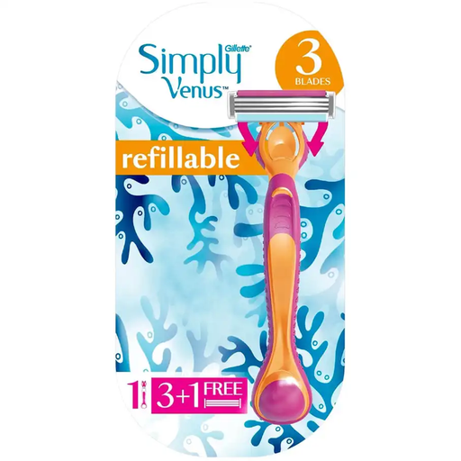 [drop//00940] GILLETTE SIMPL VENUS 4PCS