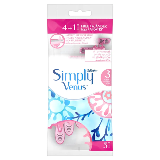 [103191] GILLETTE SIMPLY VENUS 4+1 RAZOR