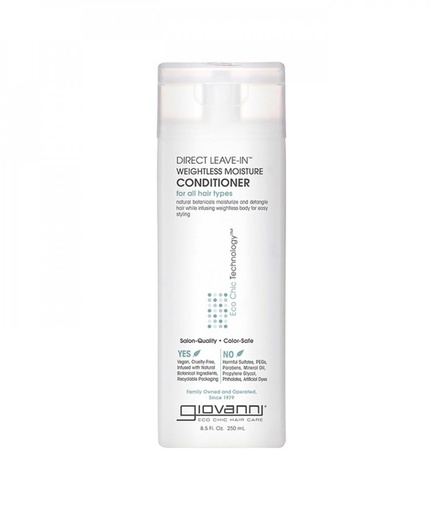 [drop//00953] GIOVANNI CONDITIONER FOR ALL HAIR TYPES  250 ML