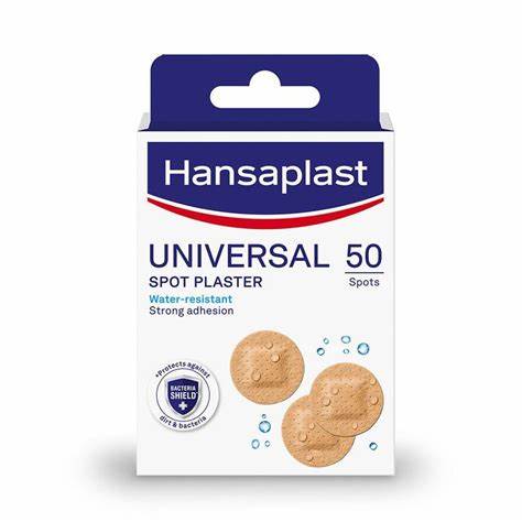 [103390] HANSAPLAST UNIVERSAL SPOT PLASTER 50 SPOTS
