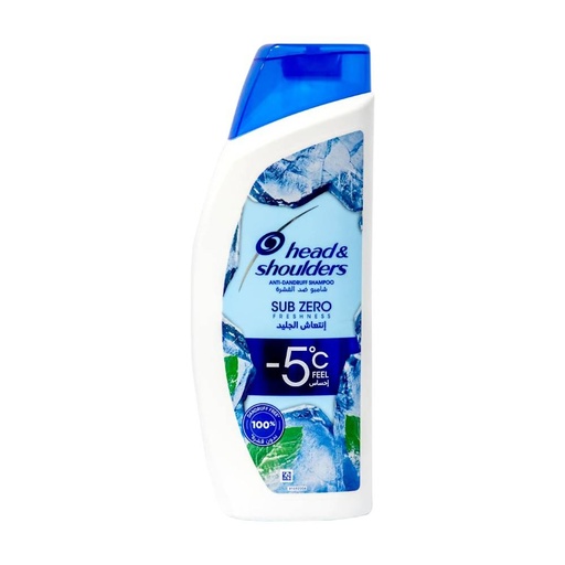 [drop//01074] Head & Sholders sub zero freshness shampoo 600ml
