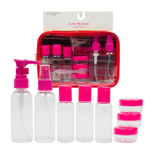 [drop//01104] JAMEDA TRAVEL BOTTEL SET 6PCS PINK