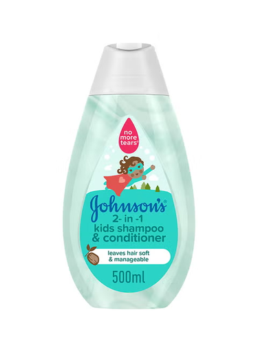 [103773] Johnson's 2 in1 Baby shampoo & conditioner 500 ML